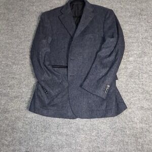 Ingram Men's Blazer 52R Wool Italy Sport Coat Jacket Navy Blue Classic